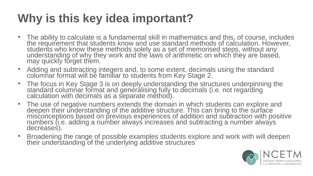 Additive structures for positive and negative - slide 7 of 37