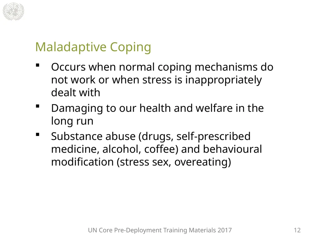 Module 3: Individual Peacekeeping Personnel - slide 18 of 22