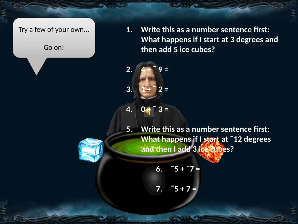 The Negative Cauldron with Severus Snape Professor - slide 12 of 16