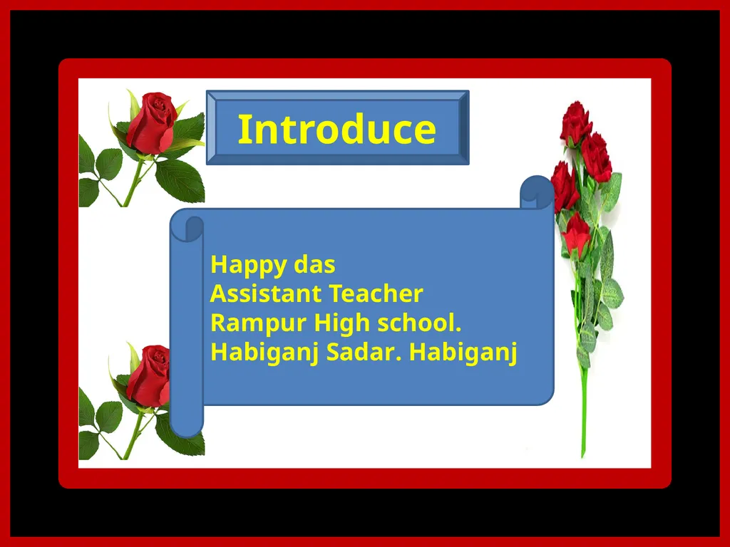Welcome to my today’s class Introduce Happy das - slide 2 of 15