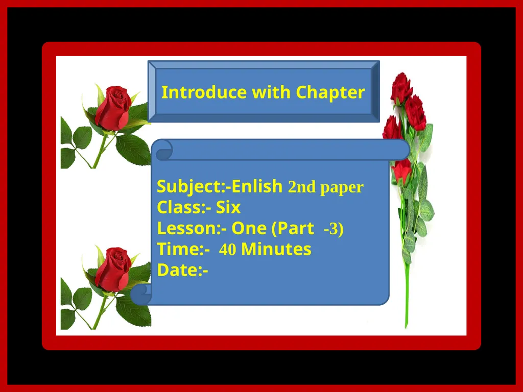 Welcome to my today’s class Introduce Happy das - slide 3 of 15