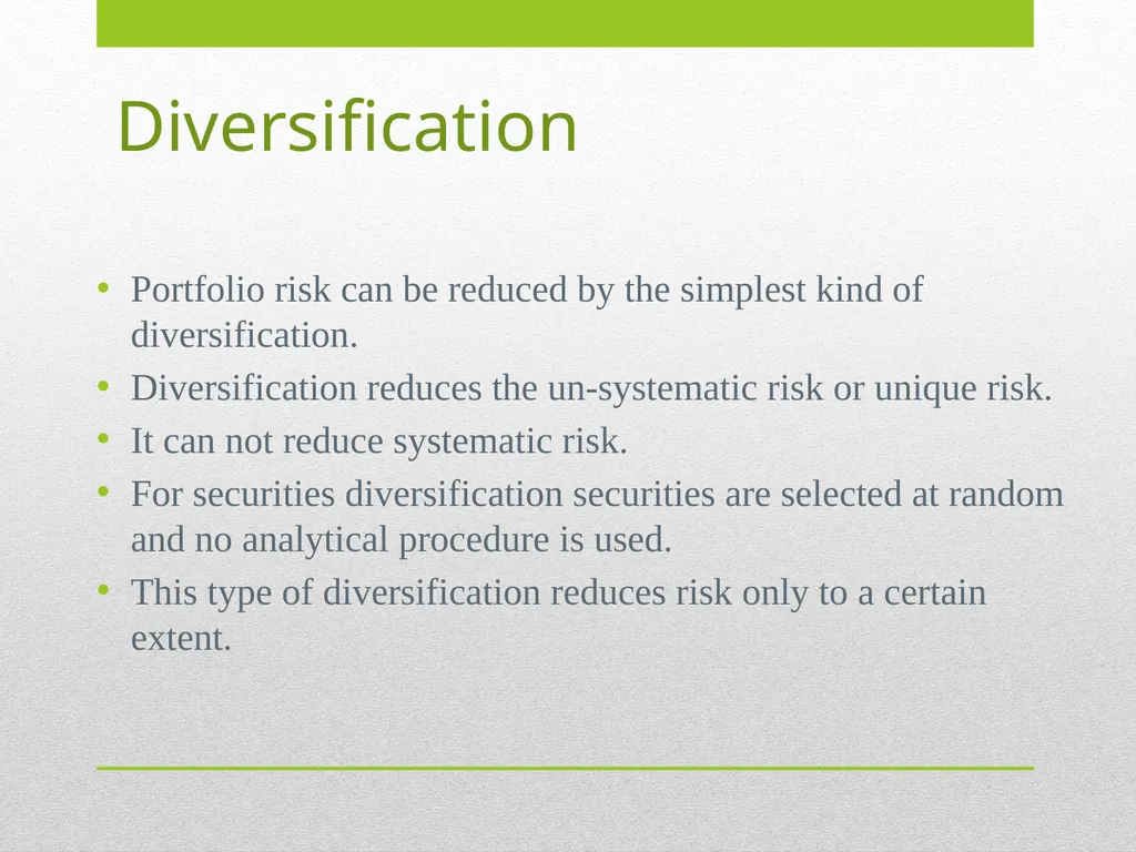 Markowitz Model Of Portfolio Selection Study - slide 7 of 18