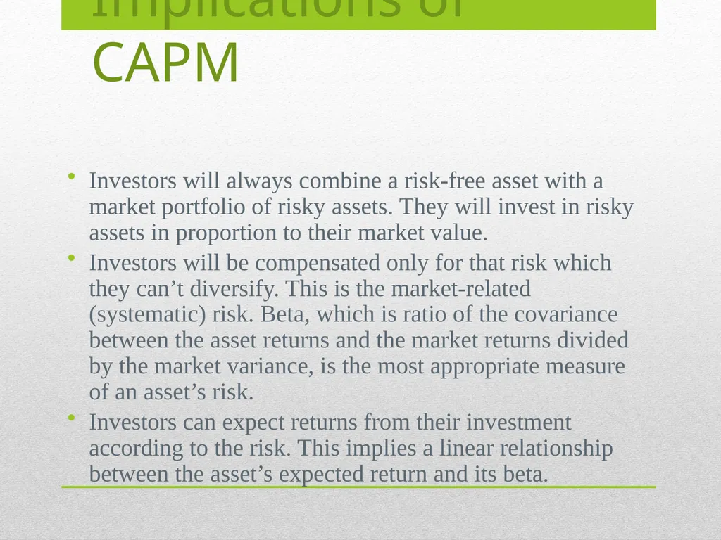 Markowitz Model Of Portfolio Selection Study - slide 17 of 18