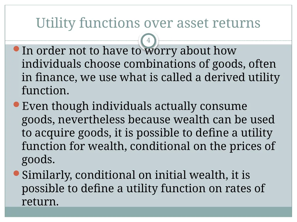 Risk Aversion and Capital Allocation to Risky - slide 4 of 18