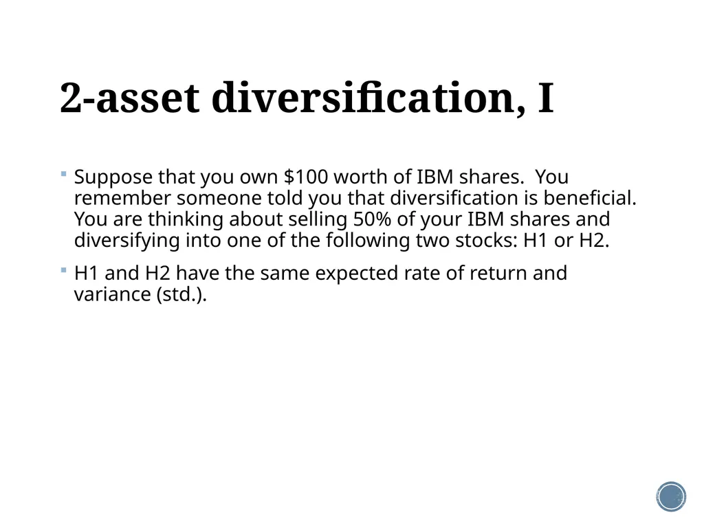 Chapter 11: The CAPM Corporate Finance Outline - slide 8 of 51