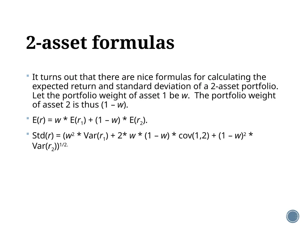 Chapter 11: The CAPM Corporate Finance Outline - slide 18 of 51
