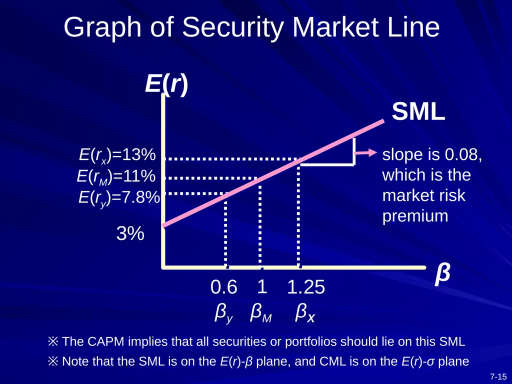 Capital Asset Pricing Model and Arbitrage Pricing - slide 15 of 52