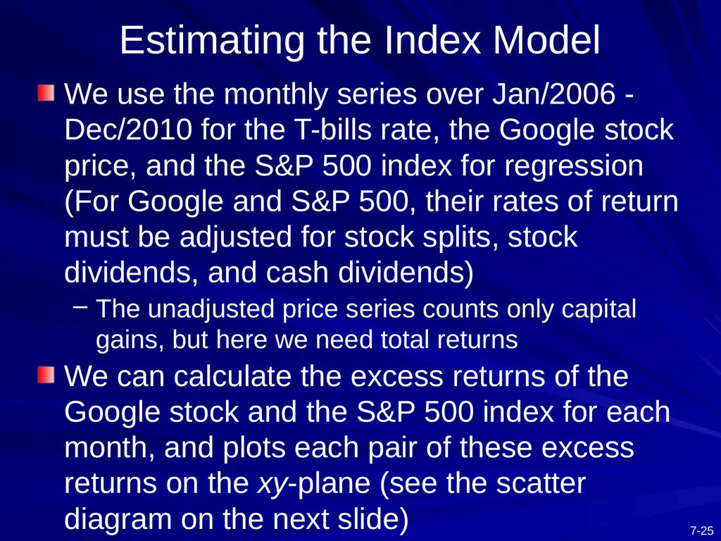 Capital Asset Pricing Model and Arbitrage Pricing - slide 25 of 52