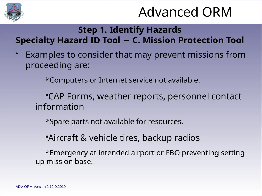 1 ADVANCED LEVEL OPERATIONAL RISK MANAGEMENT Civil - slide 33 of 65