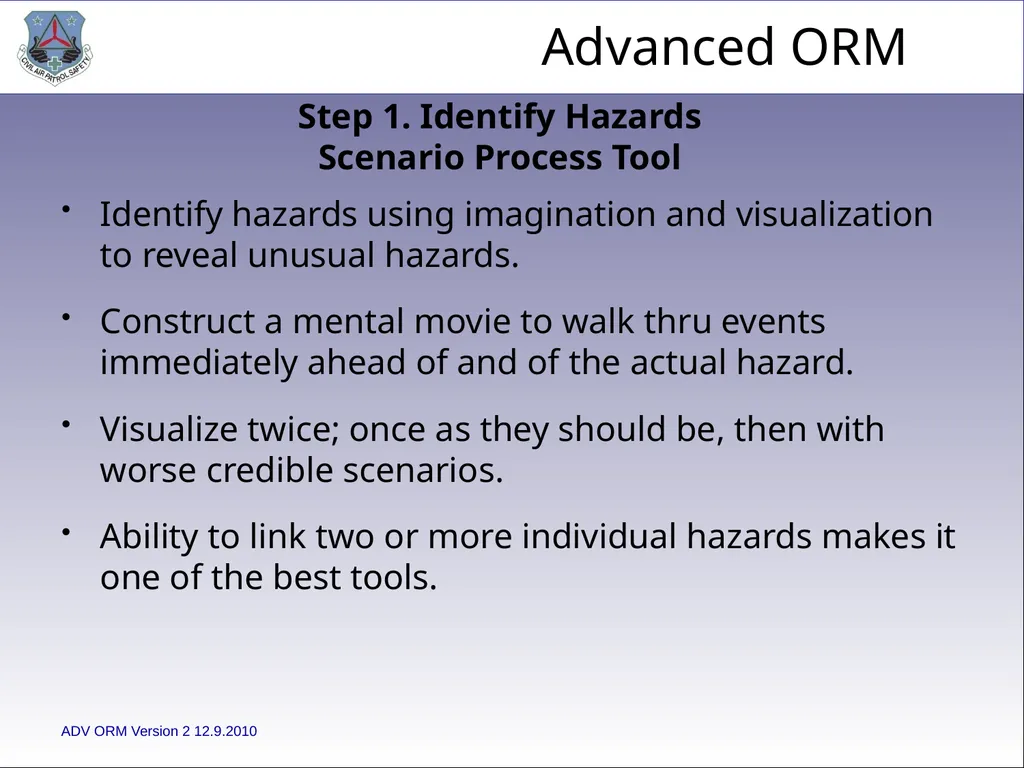 1 ADVANCED LEVEL OPERATIONAL RISK MANAGEMENT Civil - slide 14 of 65
