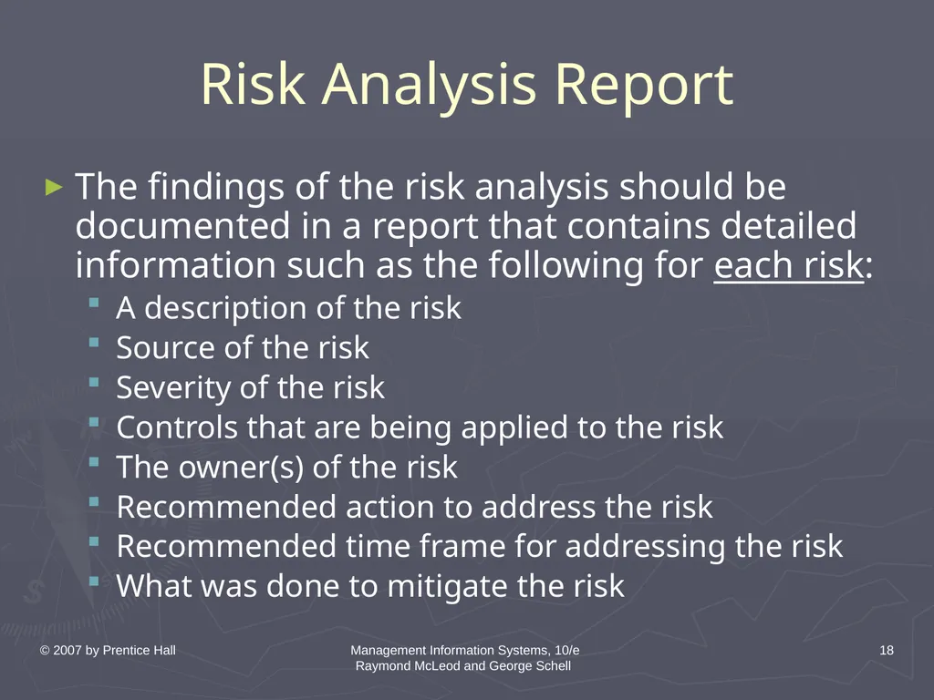 © 2007 by Prentice Hall Management Information - slide 18 of 35