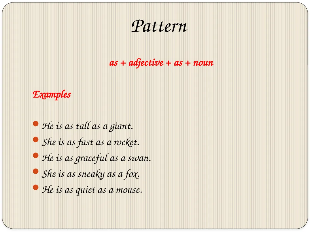 Similes What are similes?? Similes are a way to - slide 5 of 20