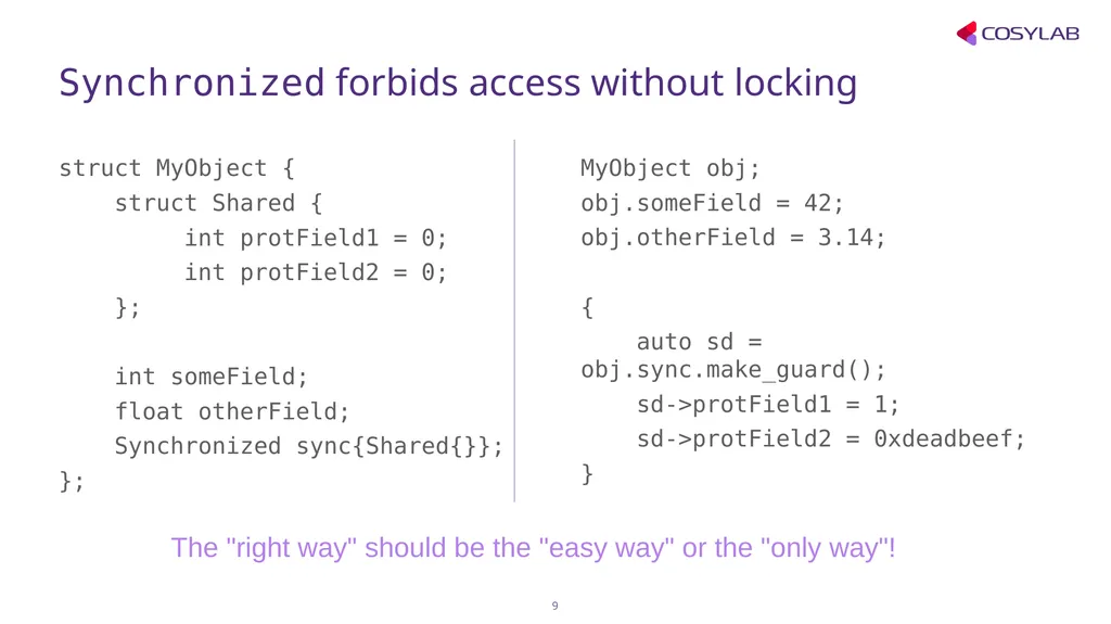 Thoughts on improving programming practices in - slide 9 of 16
