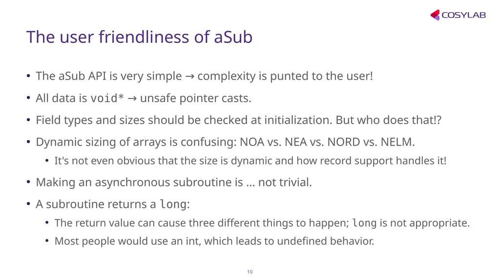 Thoughts on improving programming practices in - slide 10 of 16