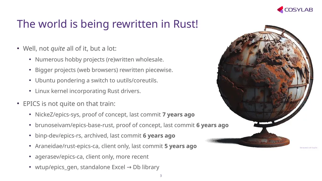 Thoughts on improving programming practices in - slide 3 of 16