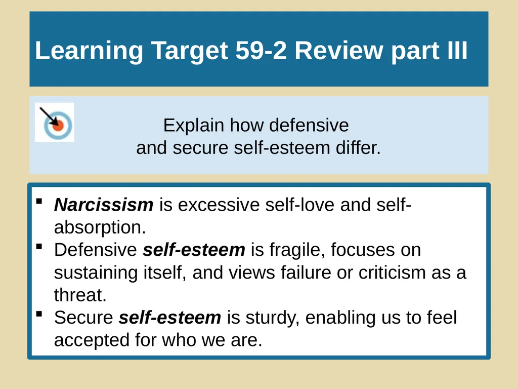 Unit 10 Personality Module 59 Exploring the Self - slide 40 of 41