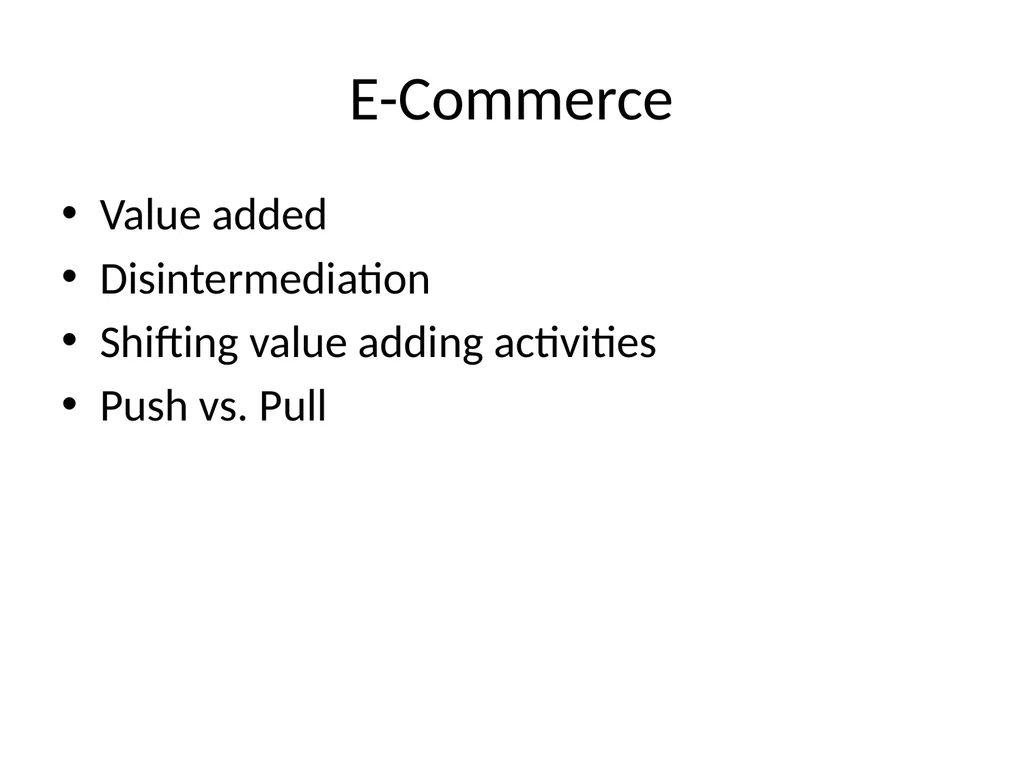 E-Commerce Global Information Systems Michael - slide 3 of 11