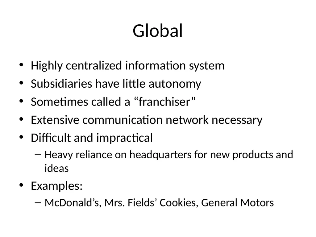 E-Commerce Global Information Systems Michael - slide 5 of 11