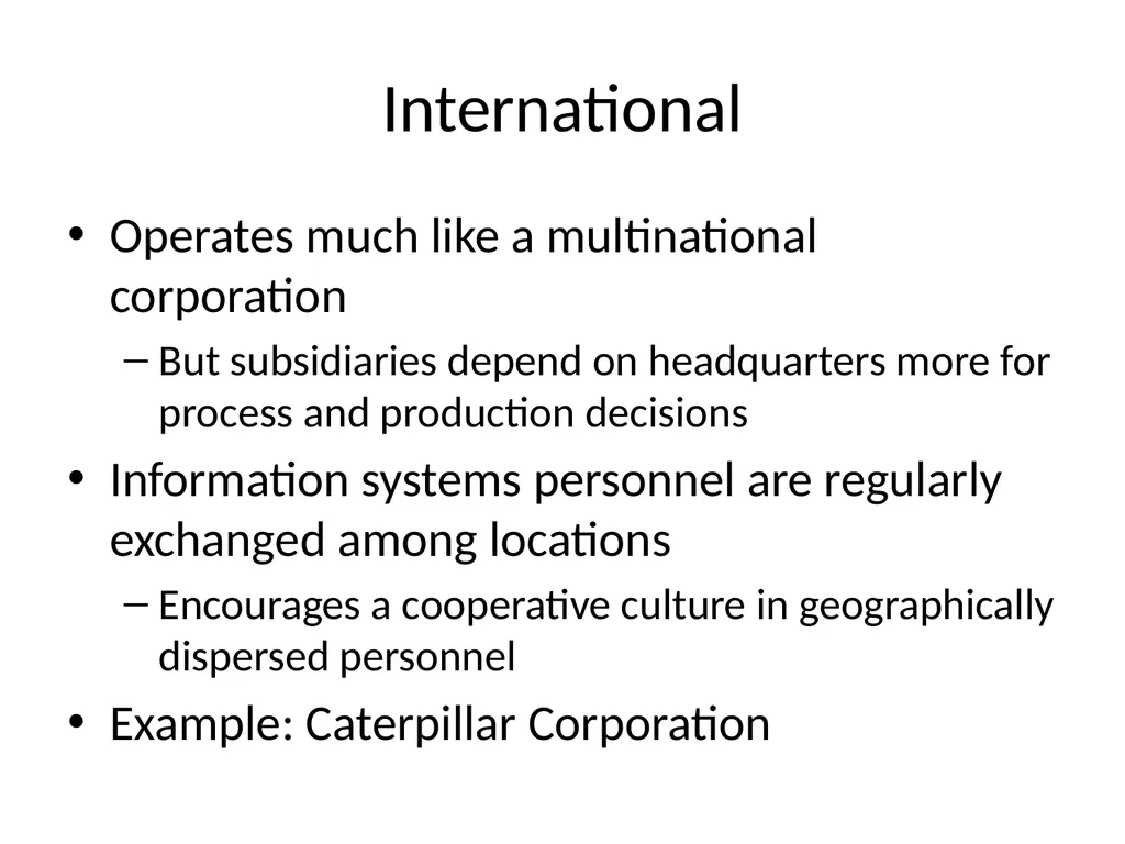 E-Commerce Global Information Systems Michael - slide 9 of 11