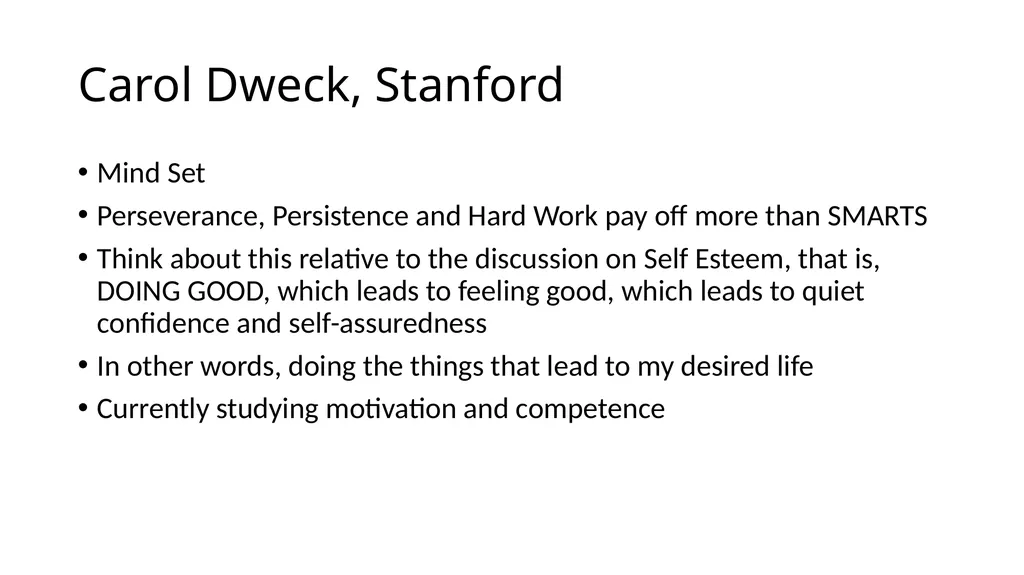 POSITIVE PSYCHOLOGY Applications for Resiliency - slide 35 of 52