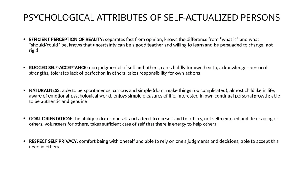 POSITIVE PSYCHOLOGY Applications for Resiliency - slide 11 of 52