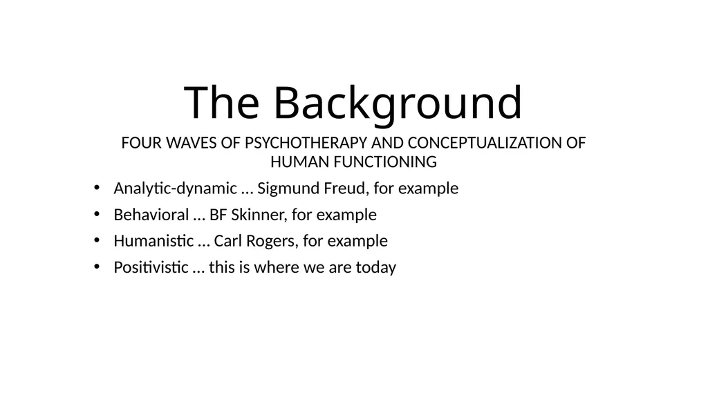 POSITIVE PSYCHOLOGY Applications for Resiliency - slide 5 of 52