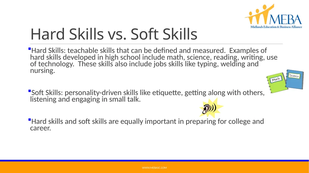 Got Soft Skills? READY, SET, CONNECT! MEBA’s - slide 2 of 11