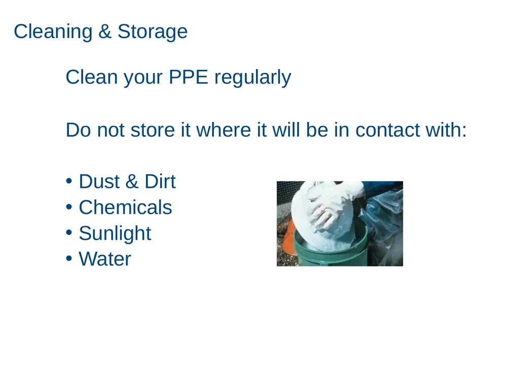 Personal Protective Equipment 1 Disclaimer - slide 15 of 62