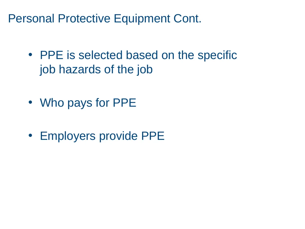 Personal Protective Equipment 1 Disclaimer - slide 5 of 62