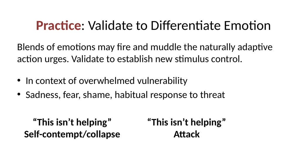 Working with Difficult Moments: Behaviorally - slide 32 of 38