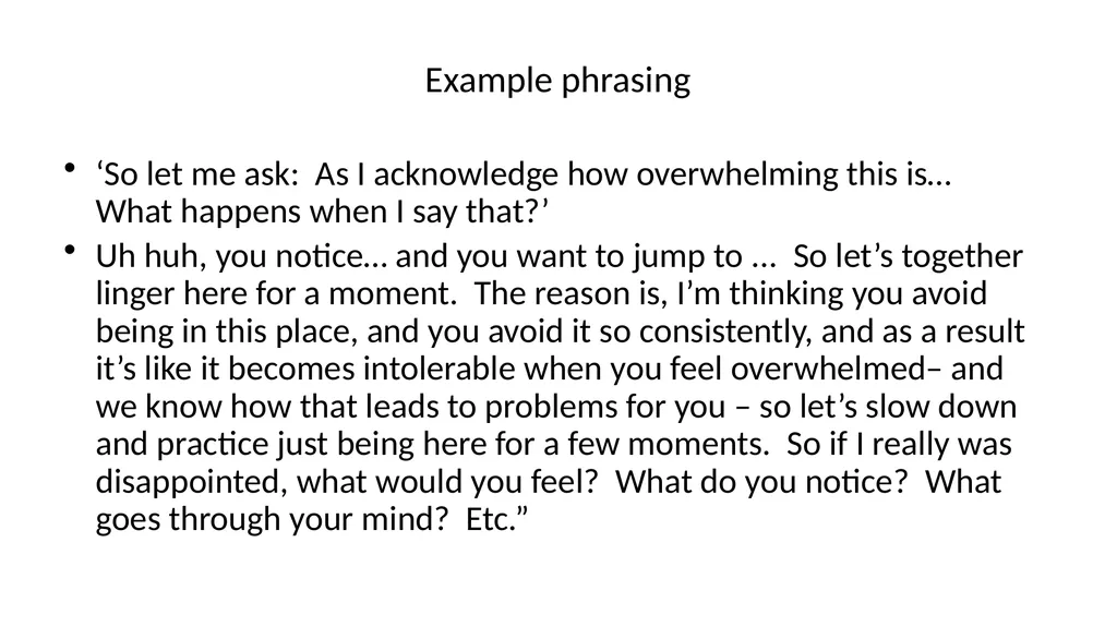 Working with Difficult Moments: Behaviorally - slide 37 of 38