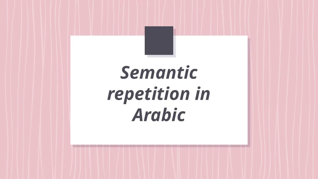Denotative meaning and translation issues - slide 24 of 40