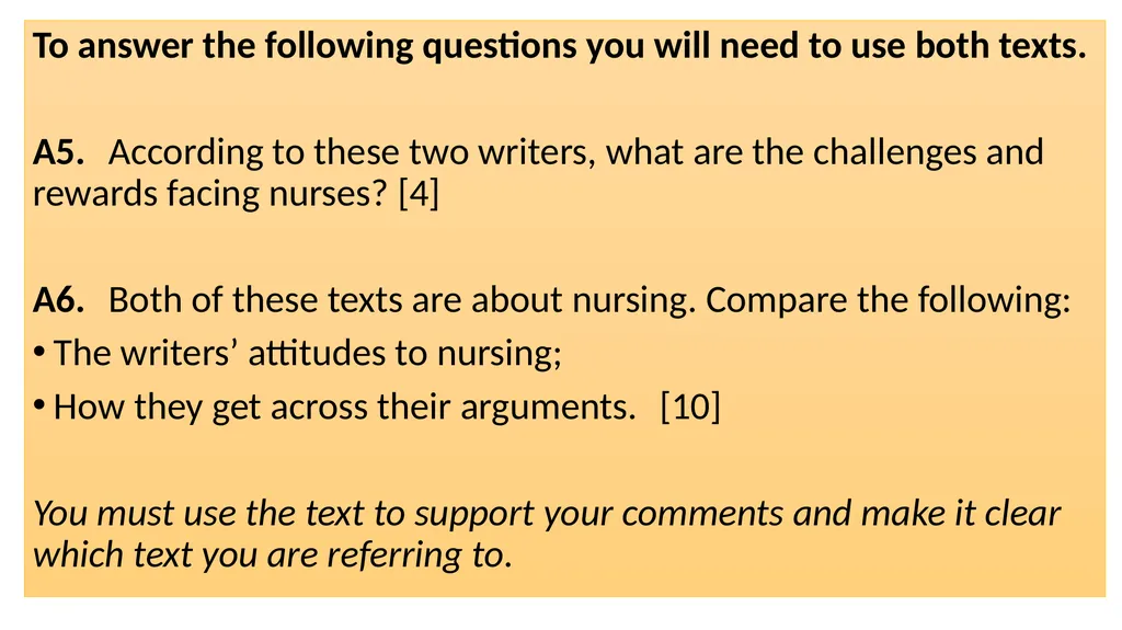 GCSE English Language Paper 2 Preparation - slide 29 of 29