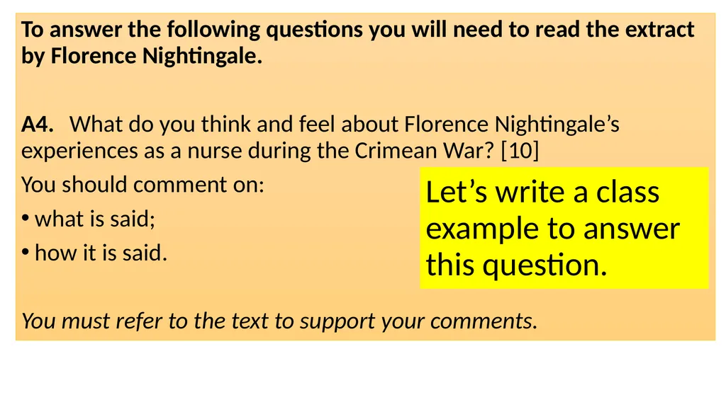 GCSE English Language Paper 2 Preparation - slide 27 of 29
