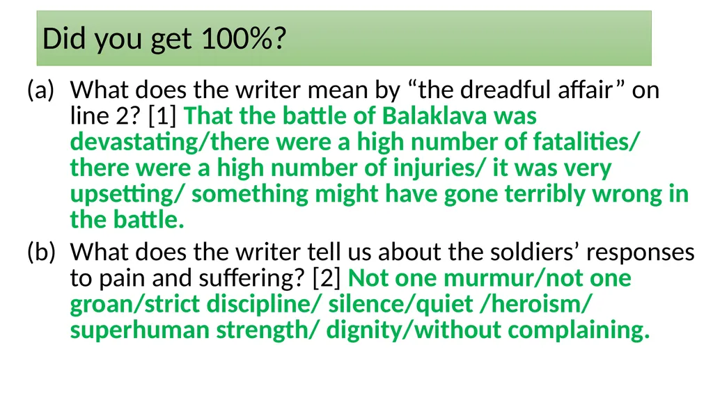 GCSE English Language Paper 2 Preparation - slide 21 of 29