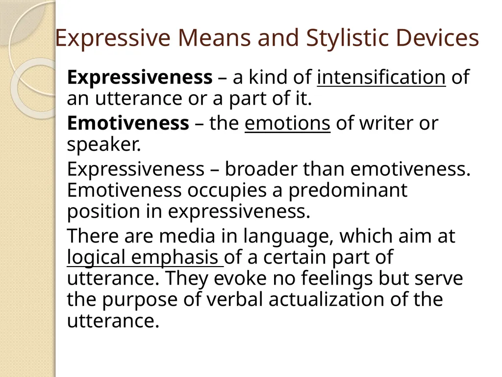 Expressive Means and Stylistic Devices. Phonetic - slide 3 of 13