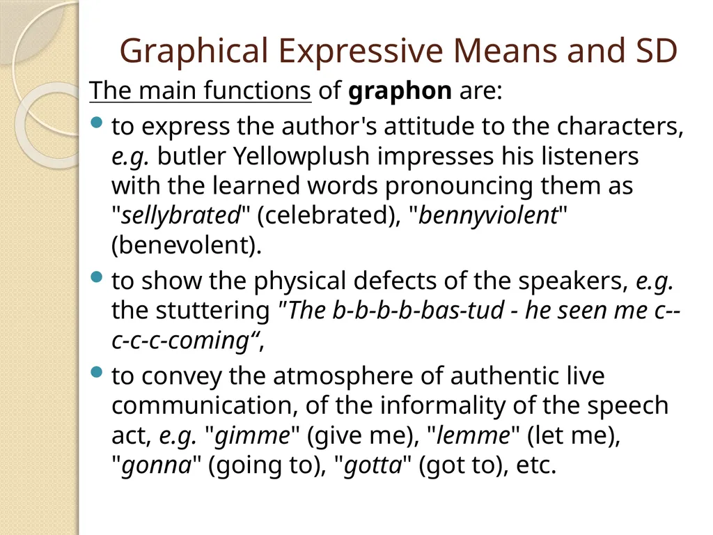 Expressive Means and Stylistic Devices. Phonetic - slide 11 of 13