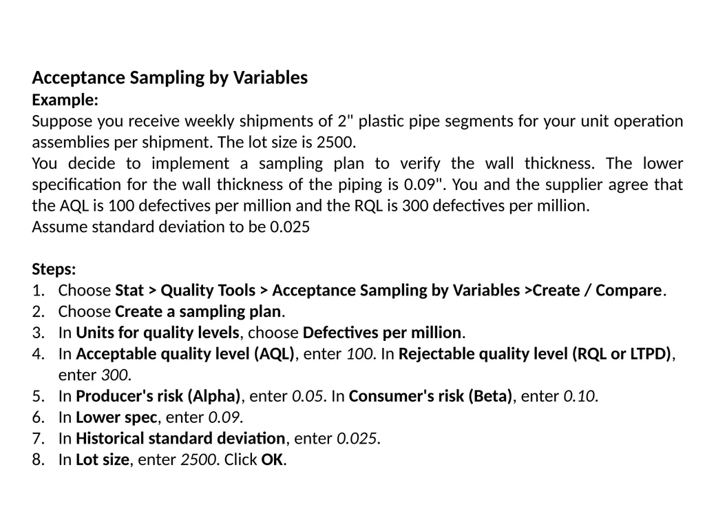 Part 6 The Acceptance-Sampling INTRODUCTION - slide 12 of 17