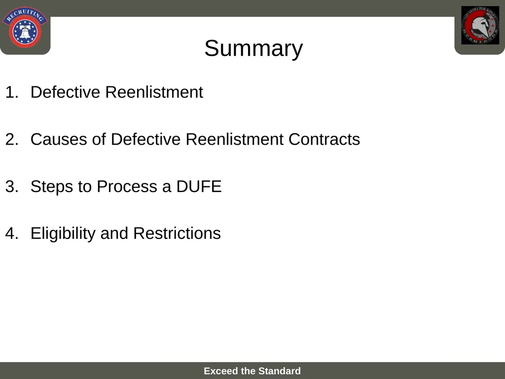 Process a Defective Reenlistment Agreement SSG - slide 11 of 12