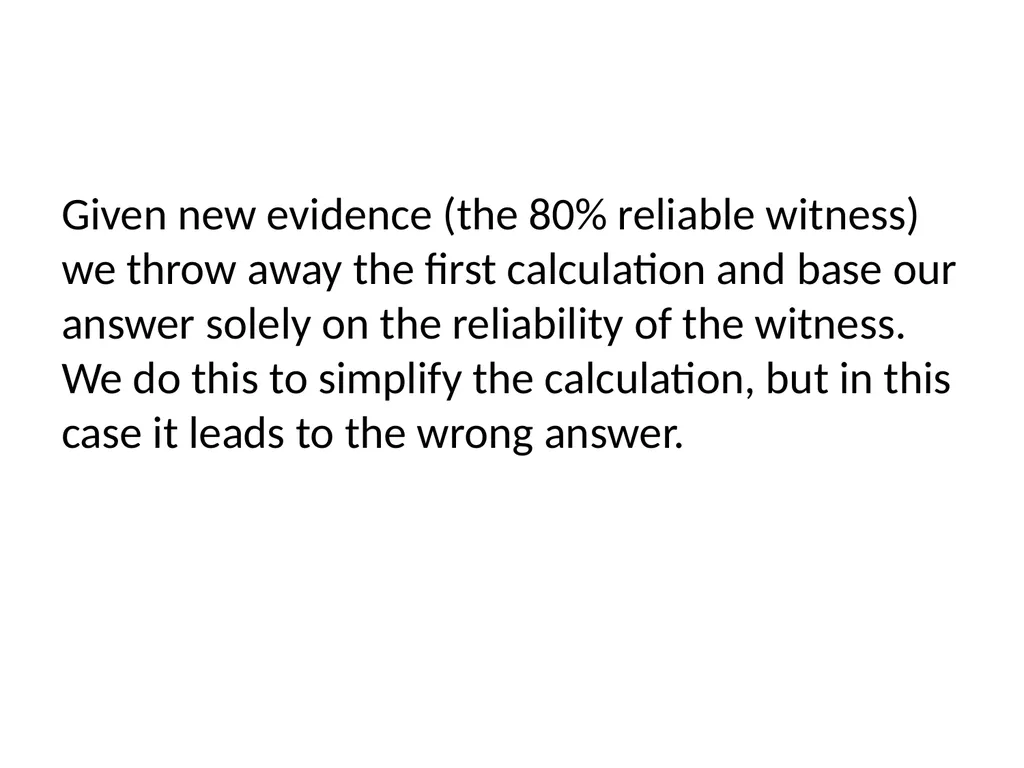 Conditional Probability AS91585 The language of - slide 56 of 80