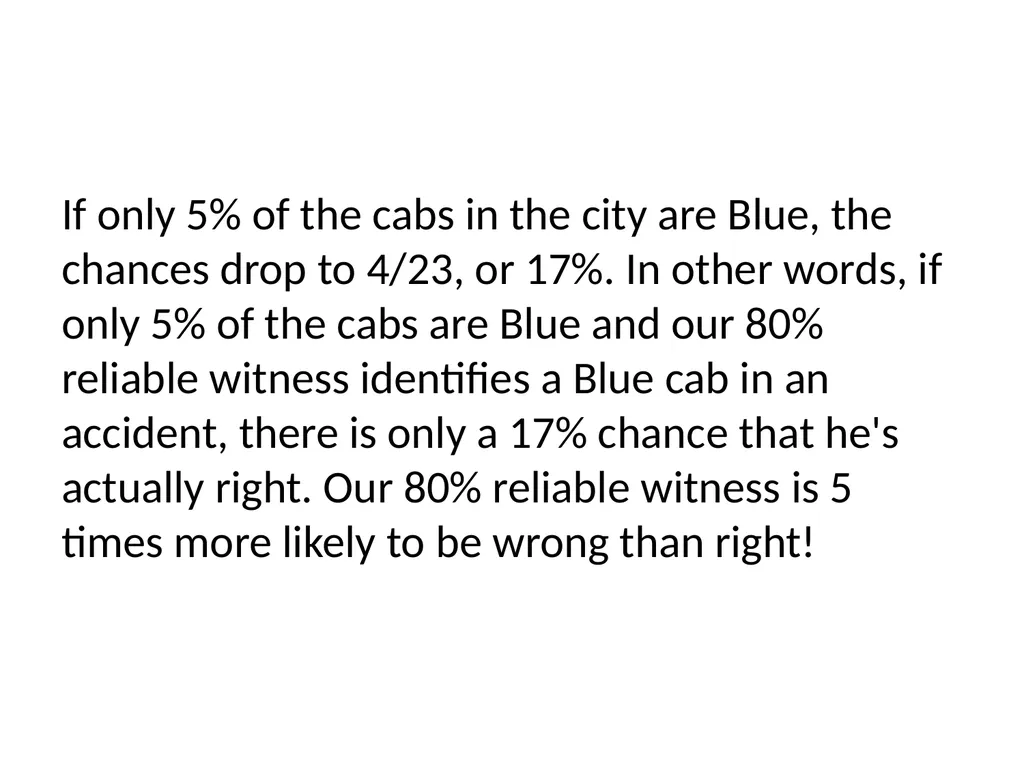 Conditional Probability AS91585 The language of - slide 63 of 80