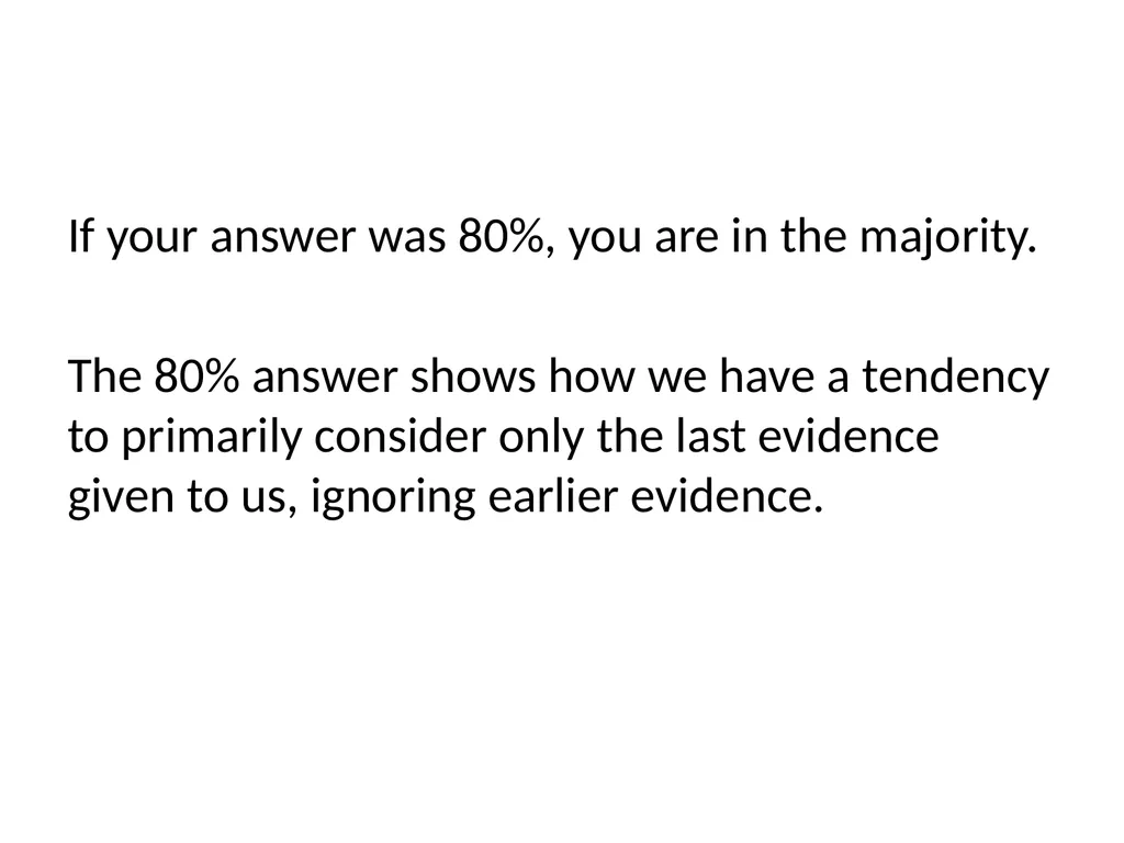 Conditional Probability AS91585 The language of - slide 54 of 80