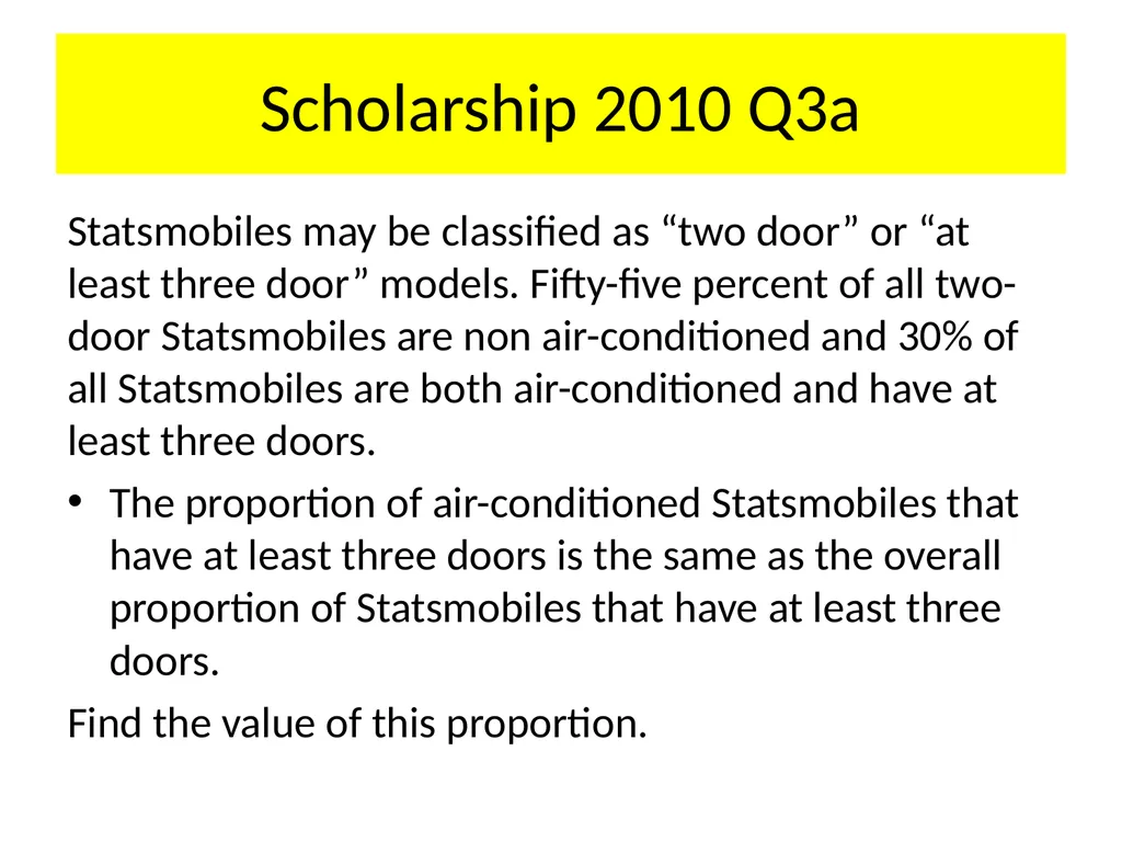 Conditional Probability AS91585 The language of - slide 78 of 80