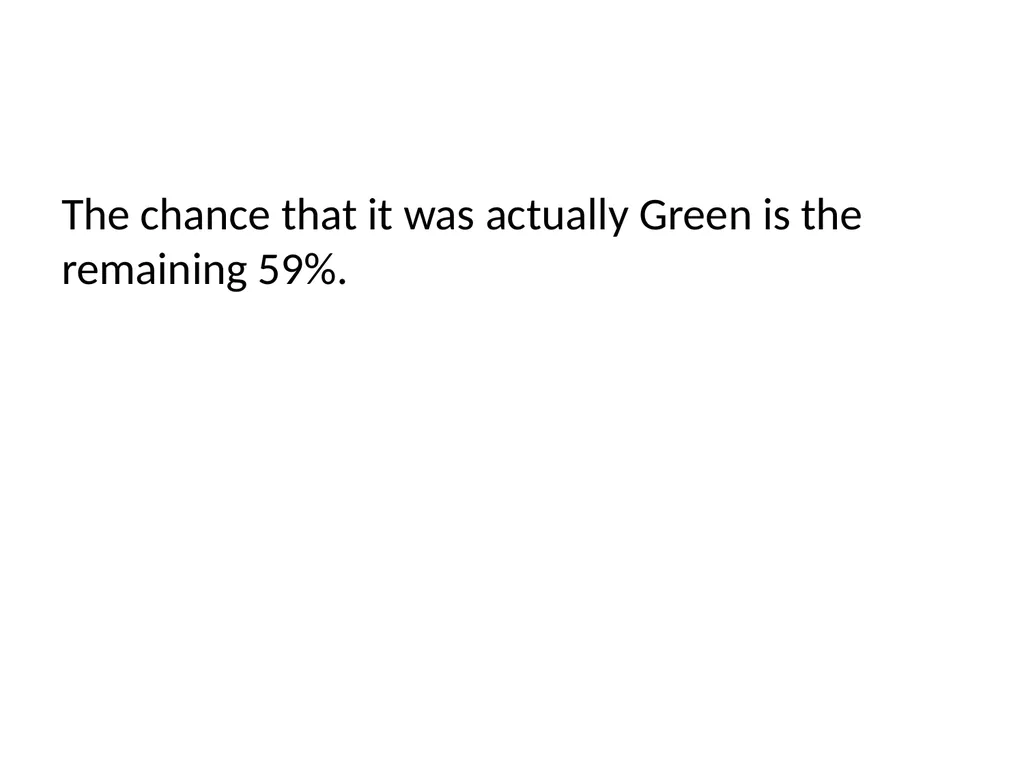 Conditional Probability AS91585 The language of - slide 60 of 80