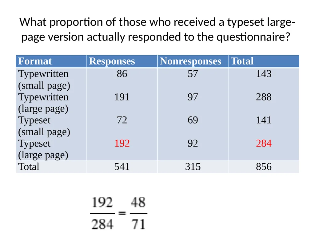 Conditional Probability AS91585 The language of - slide 48 of 80