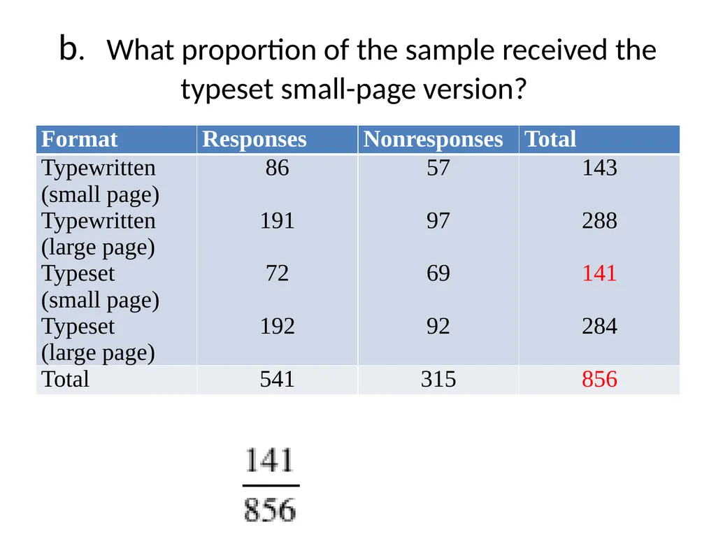 Conditional Probability AS91585 The language of - slide 47 of 80