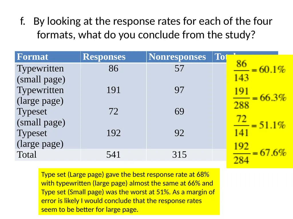 Conditional Probability AS91585 The language of - slide 51 of 80