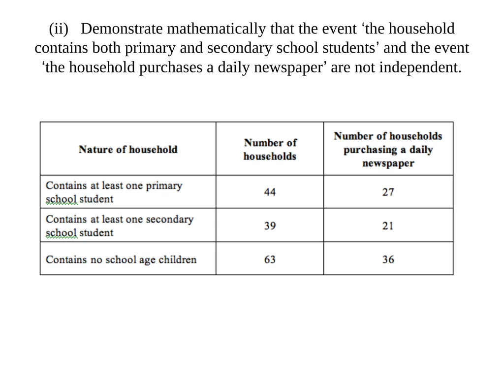 Conditional Probability AS91585 The language of - slide 72 of 80