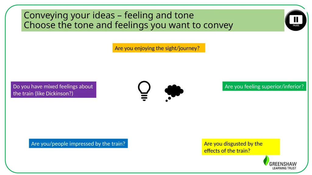 Week 11, Lesson 4 Writing: Using a poetry stimulus - slide 9 of 14