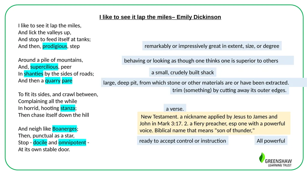 Week 11, Lesson 4 Writing: Using a poetry stimulus - slide 3 of 14